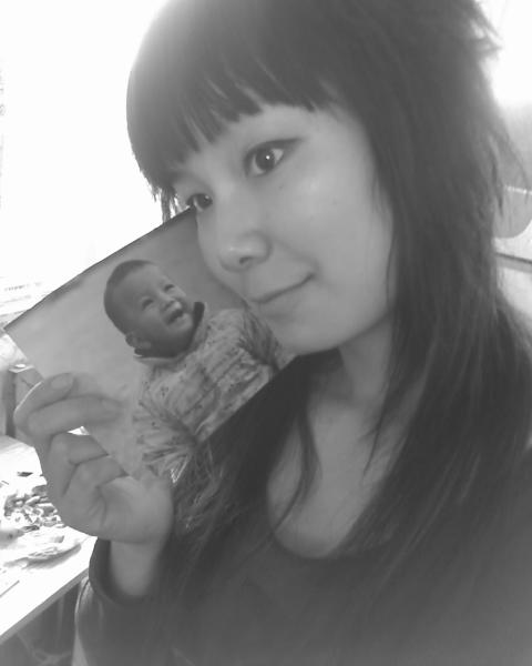 两两相望!``我和我老婆的结婚照!`